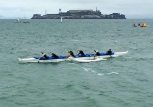 My first race with the "A" team around Alcatraz Island